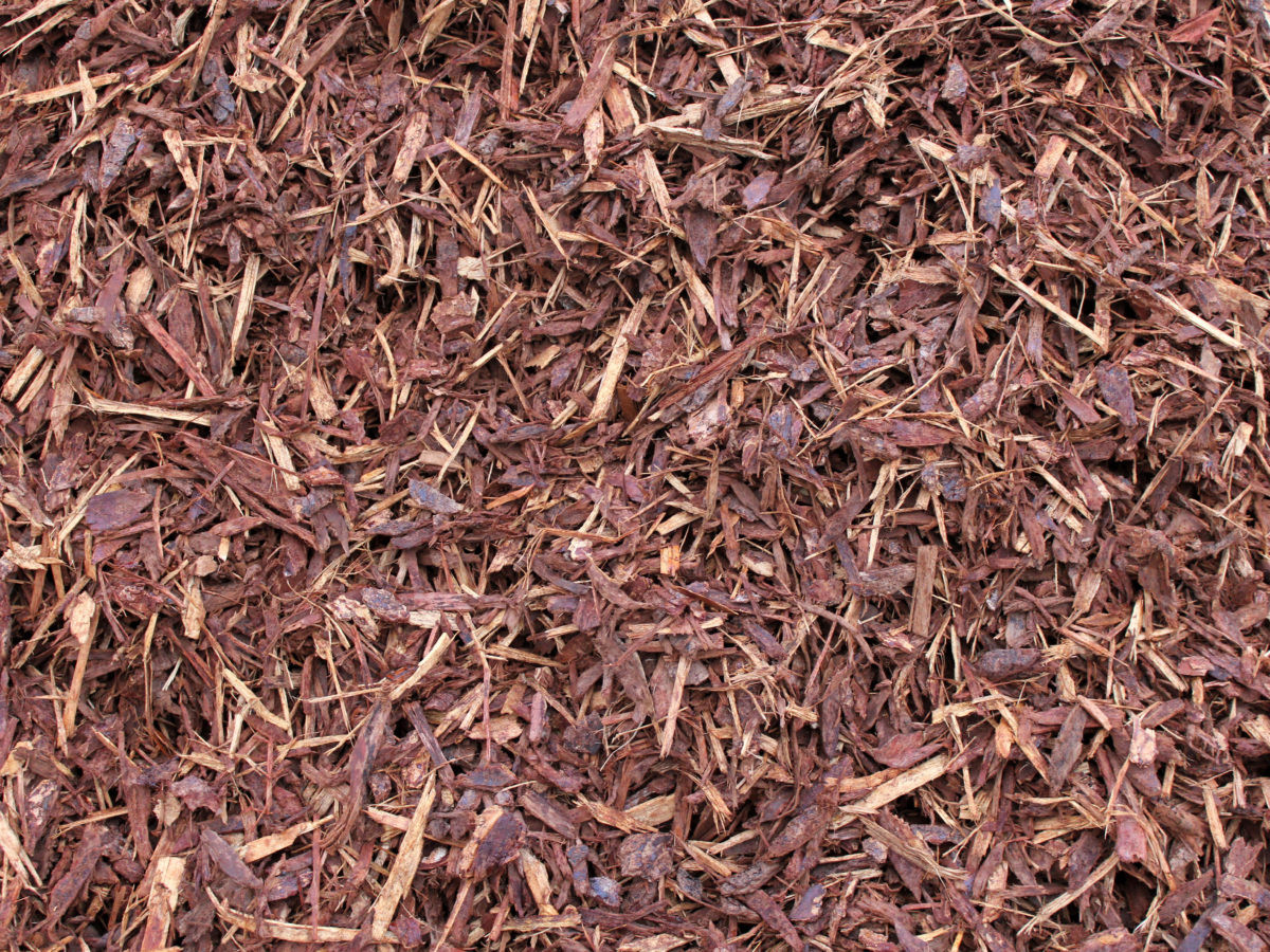 supreme walk-on mulch on flat landscape