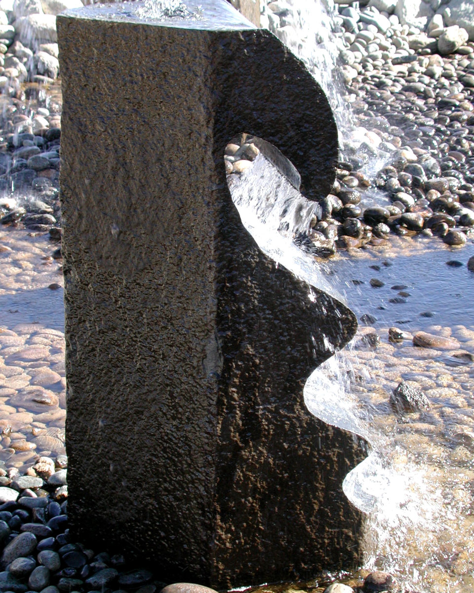 Stone fountain landscape rock projects at rock yard