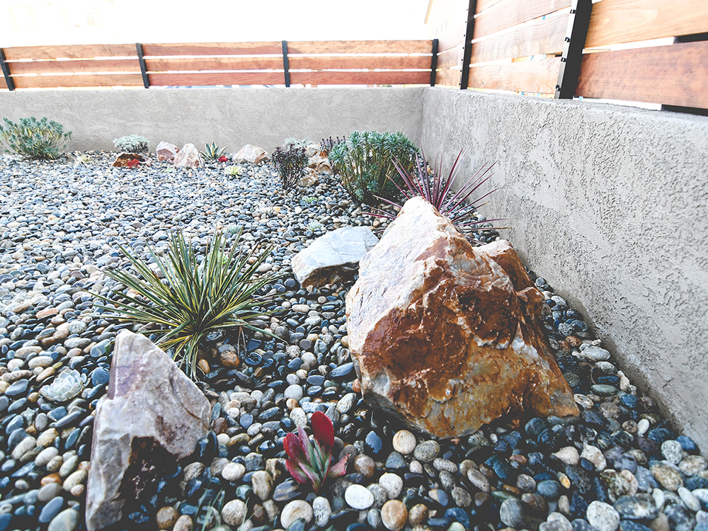 Los Ranchitos Yard Transformation Southwest Boulder Stone The Deep Rooted Team Set Out To Give New Homeowners A Front Yard That They Could Be Proud Of