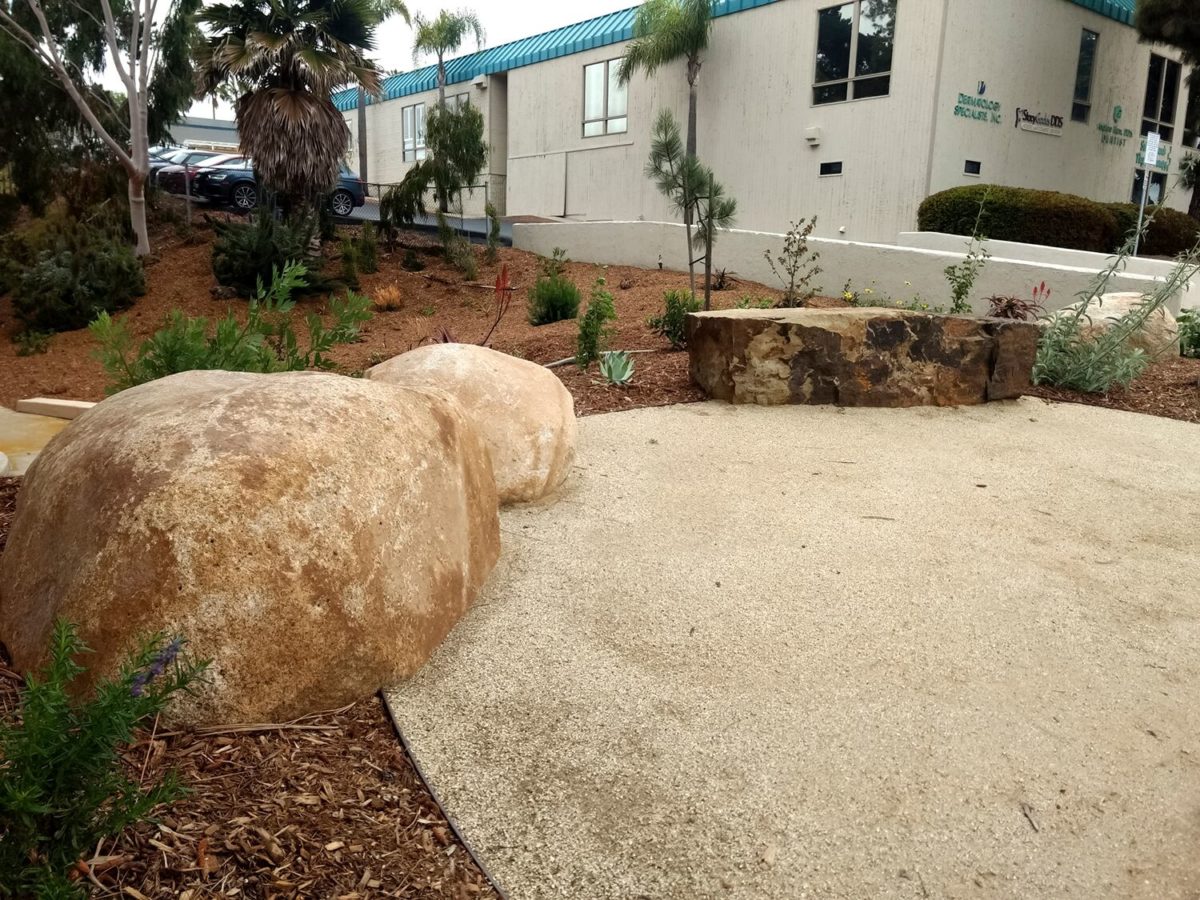 Desert Boulder, bench boulder